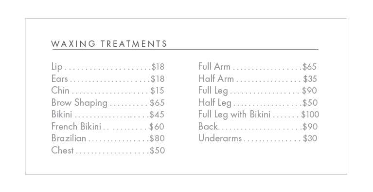 Waxing - Guerlain Spa